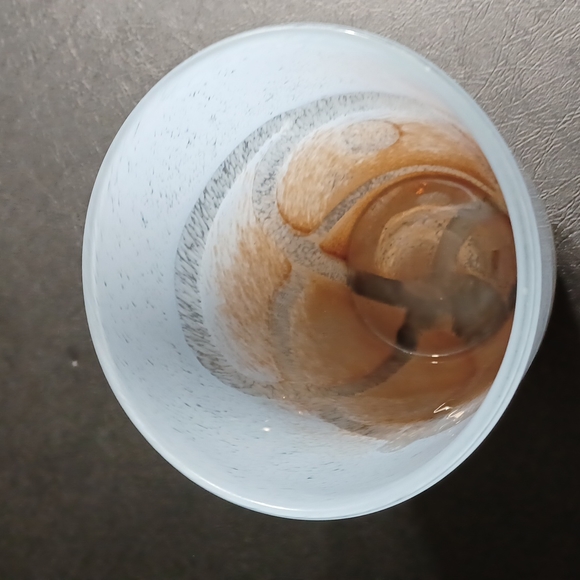 Beachy glass vase or wastebasket - Picture 4 of 4